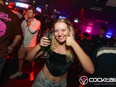 A professional photo of guests enjoying themselves at Cocktails Nightclub from our gallery.