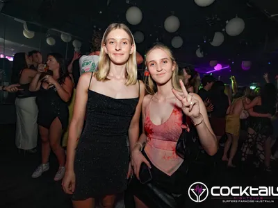 A professional photo of guests enjoying themselves at Cocktails Nightclub from our gallery.