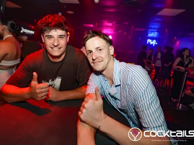 A professional photo of guests enjoying themselves at Cocktails Nightclub from our gallery.