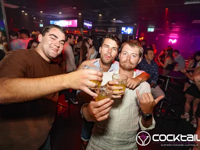 A professional photo of guests enjoying themselves at Cocktails Nightclub from our gallery.