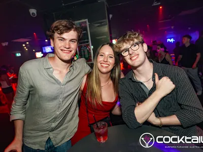 A professional photo of guests enjoying themselves at Cocktails Nightclub from our gallery.