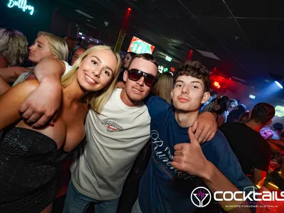 A professional photo of guests enjoying themselves at Cocktails Nightclub from our gallery.