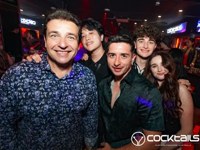 A professional photo of guests enjoying themselves at Cocktails Nightclub from our gallery.