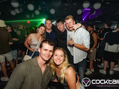 A professional photo of guests enjoying themselves at Cocktails Nightclub from our gallery.