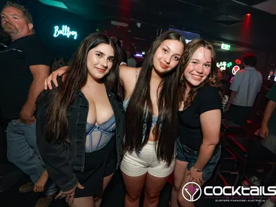 A professional photo of guests enjoying themselves at Cocktails Nightclub from our gallery.