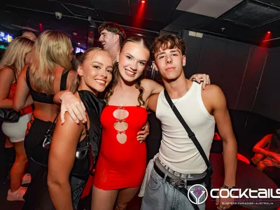 A professional photo of guests enjoying themselves at Cocktails Nightclub from our gallery.