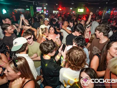 A professional photo of guests enjoying themselves at Cocktails Nightclub from our gallery.