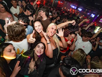 A professional photo of guests enjoying themselves at Cocktails Nightclub from our gallery.