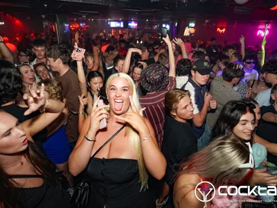 A professional photo of guests enjoying themselves at Cocktails Nightclub from our gallery.