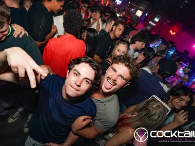 A professional photo of guests enjoying themselves at Cocktails Nightclub from our gallery.