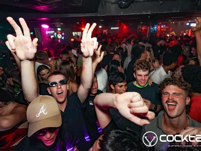 A professional photo of guests enjoying themselves at Cocktails Nightclub from our gallery.