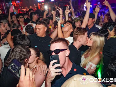 A professional photo of guests enjoying themselves at Cocktails Nightclub from our gallery.