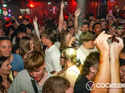 A professional photo of guests enjoying themselves at Cocktails Nightclub from our gallery.