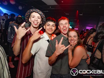 A professional photo of guests enjoying themselves at Cocktails Nightclub from our gallery.