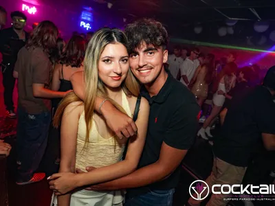 A professional photo of guests enjoying themselves at Cocktails Nightclub from our gallery.