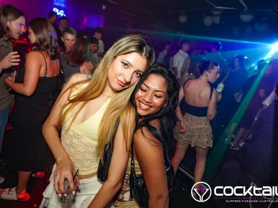 A professional photo of guests enjoying themselves at Cocktails Nightclub from our gallery.