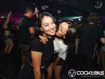 A professional photo of guests enjoying themselves at Cocktails Nightclub from our gallery.