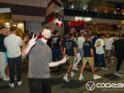 A professional photo of guests enjoying themselves at Cocktails Nightclub from our gallery.