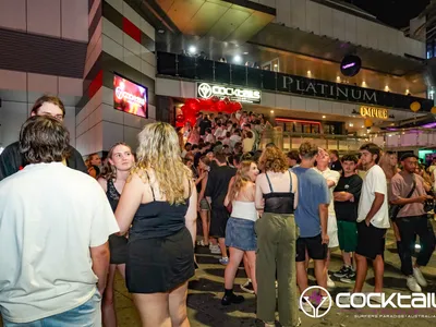 A professional photo of guests enjoying themselves at Cocktails Nightclub from our gallery.