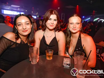 A professional photo of guests enjoying themselves at Cocktails Nightclub from our gallery.