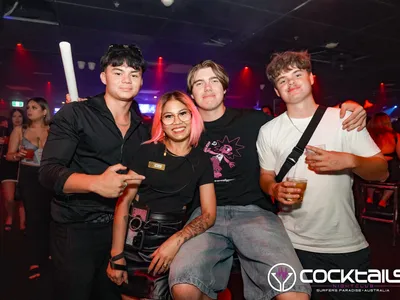 A professional photo of guests enjoying themselves at Cocktails Nightclub from our gallery.