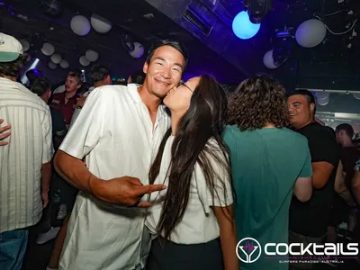 A professional photo of guests enjoying themselves at Cocktails Nightclub from our gallery.