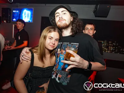 A professional photo of guests enjoying themselves at Cocktails Nightclub from our gallery.