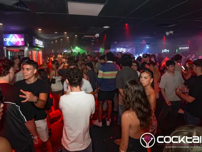 A professional photo of guests enjoying themselves at Cocktails Nightclub from our gallery.