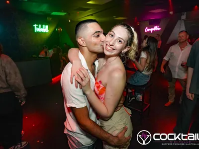 A professional photo of guests enjoying themselves at Cocktails Nightclub from our gallery.