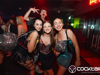 A professional photo of guests enjoying themselves at Cocktails Nightclub from our gallery.