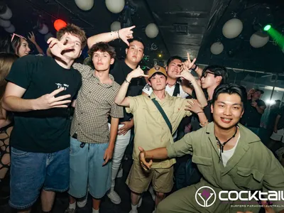 A professional photo of guests enjoying themselves at Cocktails Nightclub from our gallery.