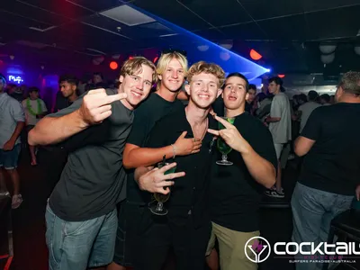 A professional photo of guests enjoying themselves at Cocktails Nightclub from our gallery.