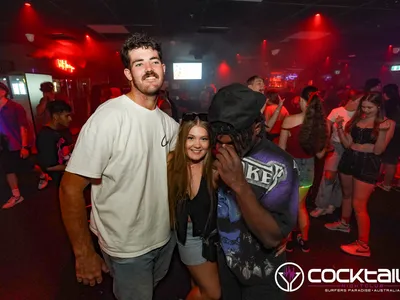 A professional photo of guests enjoying themselves at Cocktails Nightclub from our gallery.