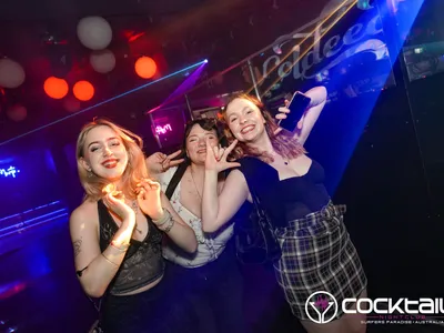 A professional photo of guests enjoying themselves at Cocktails Nightclub from our gallery.