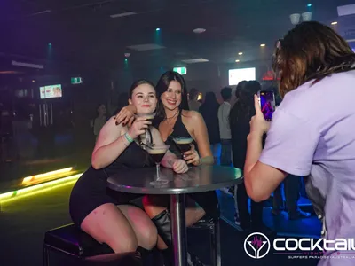 A professional photo of guests enjoying themselves at Cocktails Nightclub from our gallery.