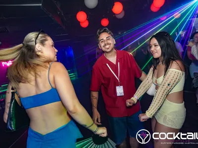 A professional photo of guests enjoying themselves at Cocktails Nightclub from our gallery.