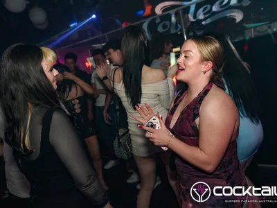 A professional photo of guests enjoying themselves at Cocktails Nightclub from our gallery.