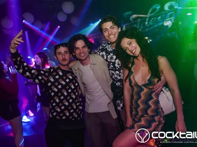 A professional photo of guests enjoying themselves at Cocktails Nightclub from our gallery.