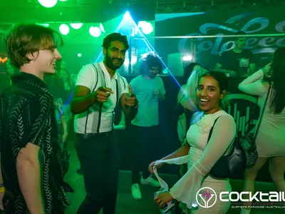 A professional photo of guests enjoying themselves at Cocktails Nightclub from our gallery.