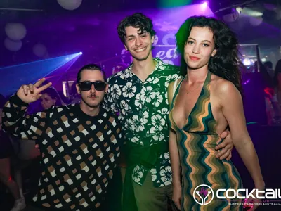 A professional photo of guests enjoying themselves at Cocktails Nightclub from our gallery.