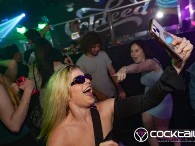 A professional photo of guests enjoying themselves at Cocktails Nightclub from our gallery.