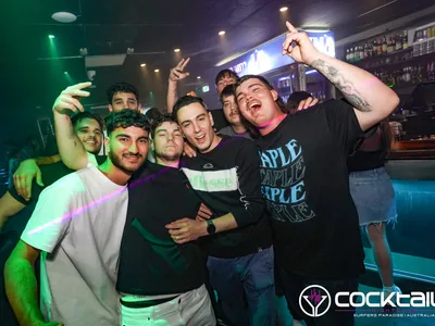 A professional photo of guests enjoying themselves at Cocktails Nightclub from our gallery.