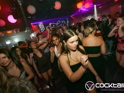 A professional photo of guests enjoying themselves at Cocktails Nightclub from our gallery.