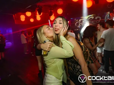 A professional photo of guests enjoying themselves at Cocktails Nightclub from our gallery.