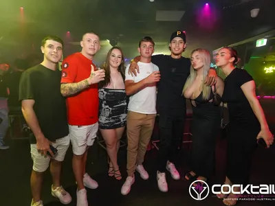 A professional photo of guests enjoying themselves at Cocktails Nightclub from our gallery.