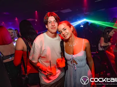 A professional photo of guests enjoying themselves at Cocktails Nightclub from our gallery.