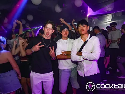 A professional photo of guests enjoying themselves at Cocktails Nightclub from our gallery.