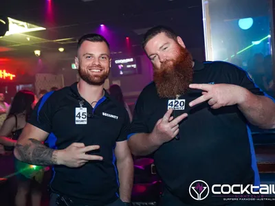 A professional photo of guests enjoying themselves at Cocktails Nightclub from our gallery.