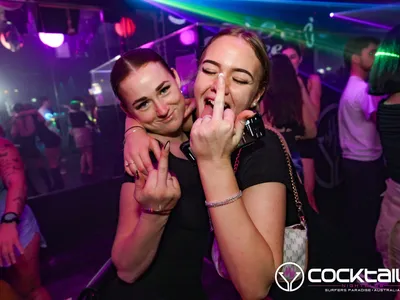 A professional photo of guests enjoying themselves at Cocktails Nightclub from our gallery.