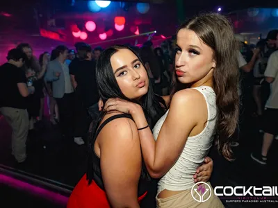 A professional photo of guests enjoying themselves at Cocktails Nightclub from our gallery.